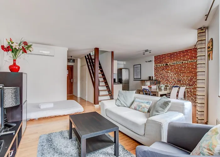 Duplex Tolosa - Pont-Neuf, Dome De La Grave, 2 Bdrs 85M2, Ac, Free Private Car Park - T3 85M2 Avec Clim, Parking Prive Gratuit