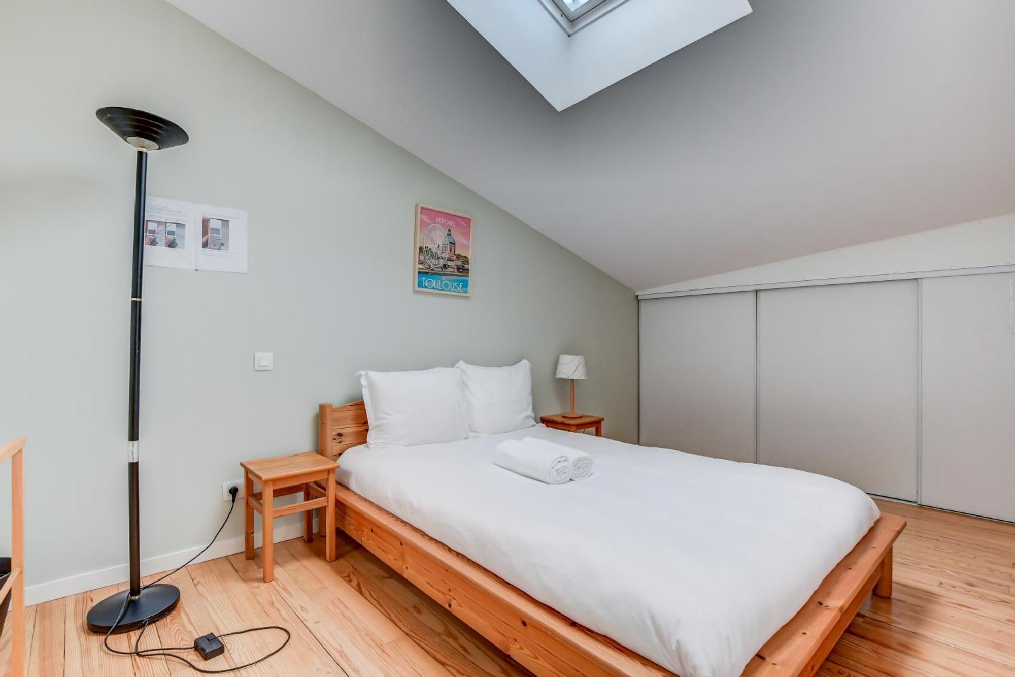 Duplex - Pont-neuf, Dome De La Grave, 2 Bdrs 85m2, Ac, Free Private Car Park - T3 85m2 Avec Clim, Parking Prive Gratuit Toulouse