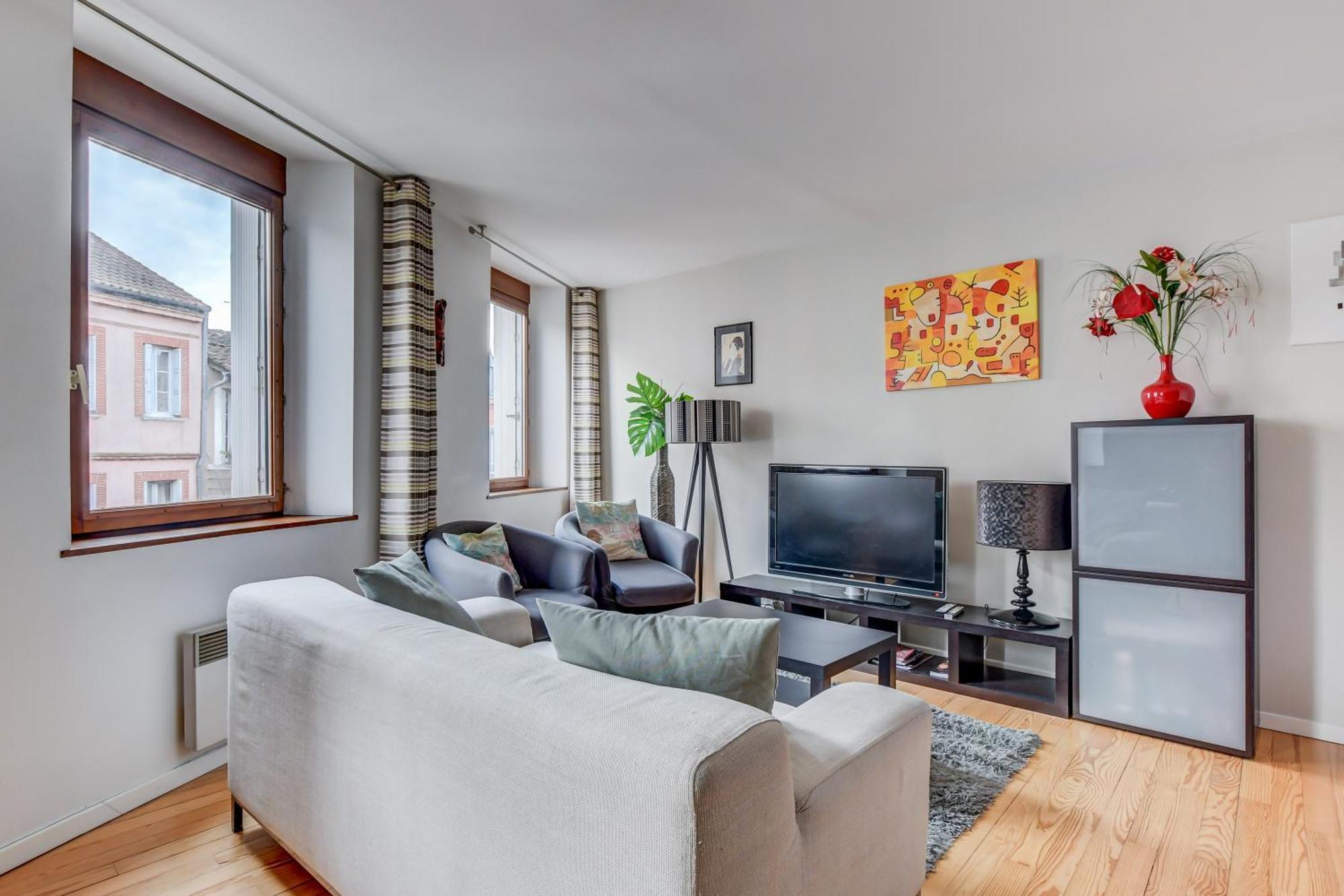 Duplex - Pont-neuf, Dome De La Grave, 2 Bdrs 85m2, Ac, Free Private Car Park - T3 85m2 Avec Clim, Parking Prive Gratuit Apartment *