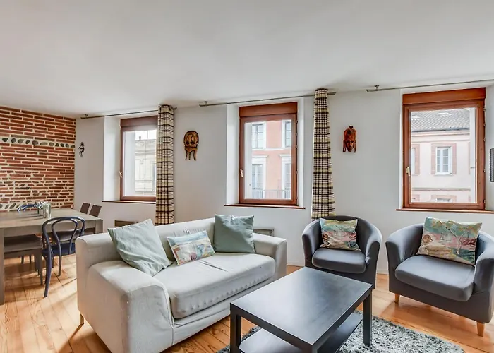 Duplex Tolosa - Pont-Neuf, Dome De La Grave, 2 Bdrs 85M2, Ac, Free Private Car Park - T3 85M2 Avec Clim, Parking Prive Gratuit